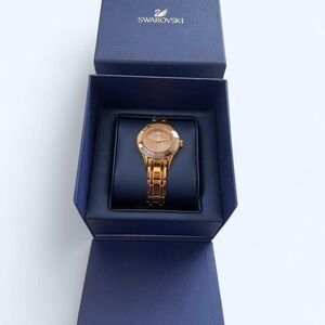 Swarovski Women's Alegria Stainless Steel Quartz Watch Gold Tone